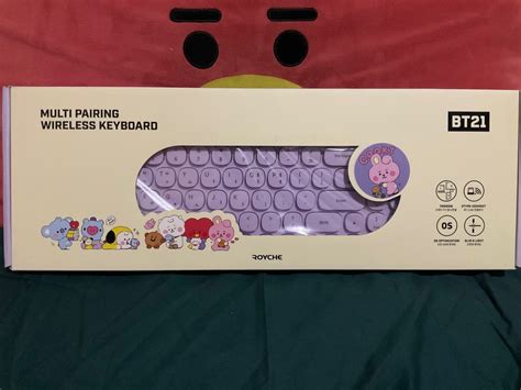 BT21 Keyboard, Hobbies & Toys, Memorabilia & Collectibles, K-Wave on Carousell