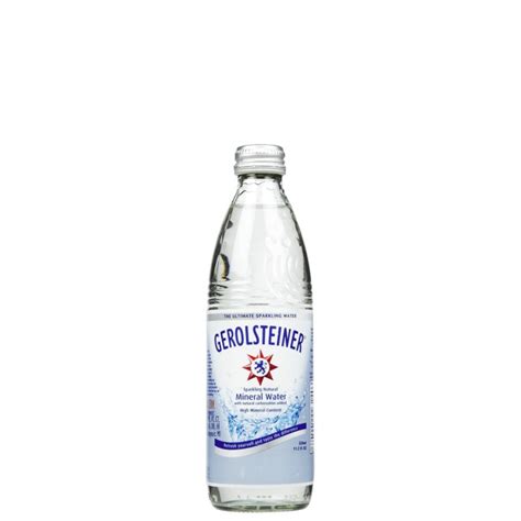 Gerolsteiner Sparkling Mineral Water 330ml glass bottle - Moore Wilson's | Sparkling mineral ...