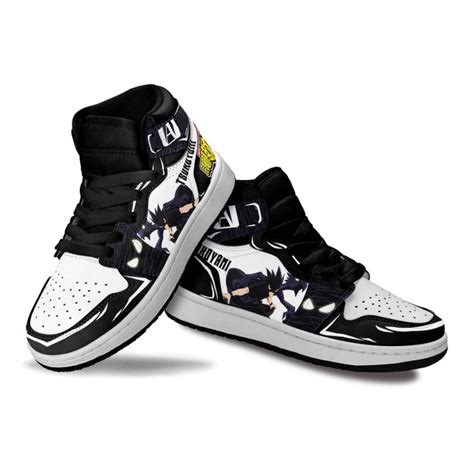 Fumikage Tokoyami Kids Sneakers Custom Anime My Hero Academia Kids Jordan 1 Shoes – Become A ...