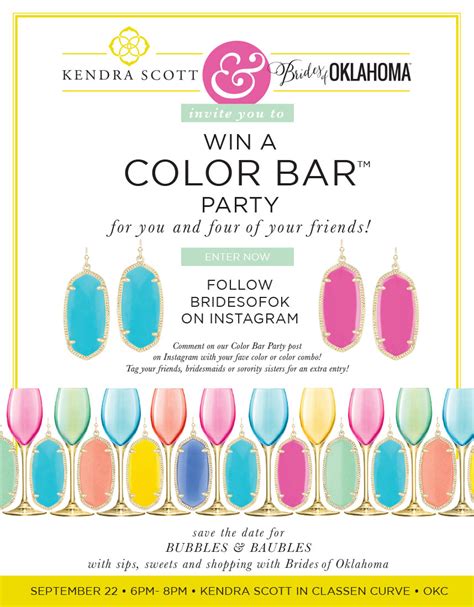 Kendra Scott Color Bar Party Giveaway!