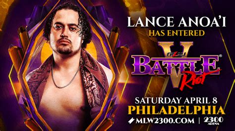 Lance Anoa'i Announced For MLW Battle Riot V