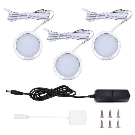 3Pcs LED Lights 3000K Under Cabinet Lighting Kit LED Kitchen Lighting ...