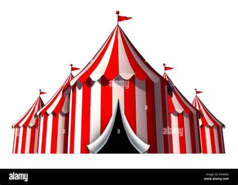 Carpa de circo como elemento de diseño un grupo de Big Top carnaval ...