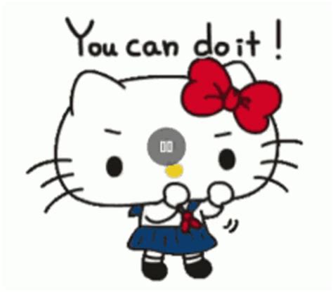 Hello Kitty You Can Do It GIF