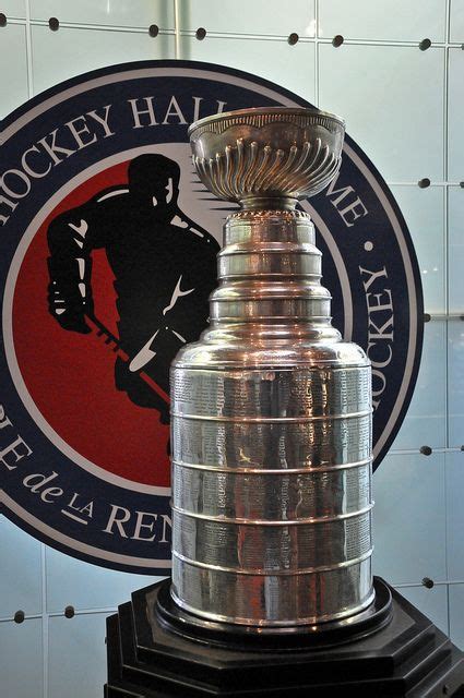 The Stanley Cup at home, The Hockey Hall of Fame - Toronto, Ontario Canada. The closest most of ...