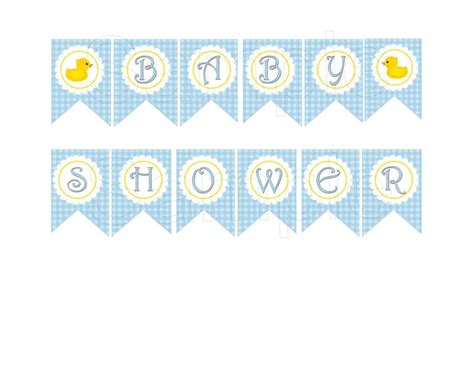 Free Printable Baby Shower Banner Templates | Website Templates In Baby ...