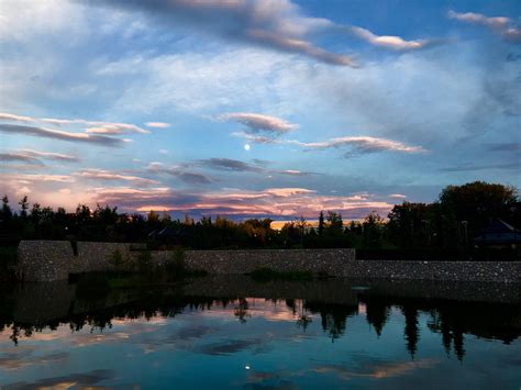 Download free photo of Reflection,pond,sundown,sunset,outdoors - from ...