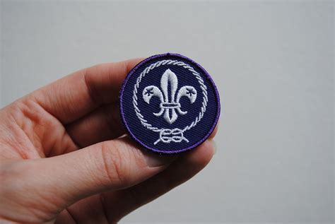 Vintage World Scout Emblem Patch Boy Scouts Purple Round - Etsy