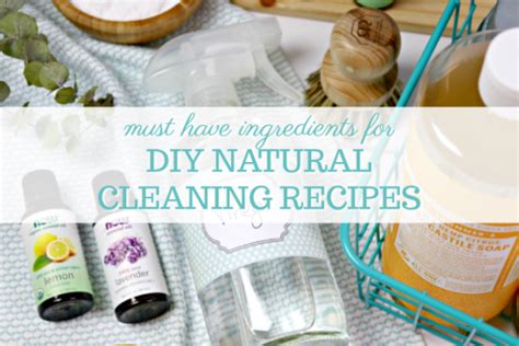 13 Ingredients for DIY Natural Cleaning Recipes - Mom 4 Real