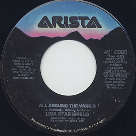 Lisa Stansfield / All Around The World (7inch), Arista | 中古レコード通販 大阪 ...