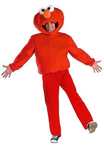 Adult Elmo Costume - Adult Sesame Street Halloween Costumes