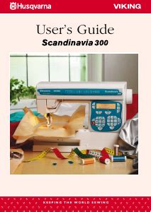 Manual Husqvarna-Viking Scandinavia 300 Sewing Machine