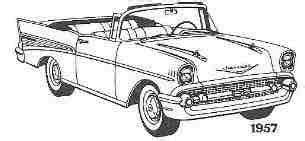 57 Chevy Car Coloring Pages