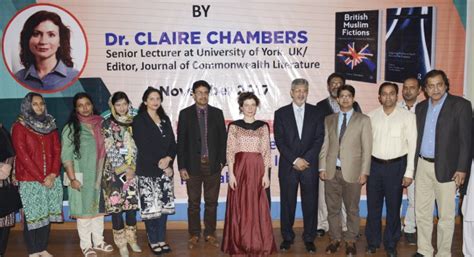 DR CLAIRE CHAMBERS DISCUSSES PAKISTANI ANGLOPHONE LITERATURE AT IIUI – International Islamic ...