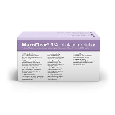 MucoClear 3% Inhalation Solution - PARI