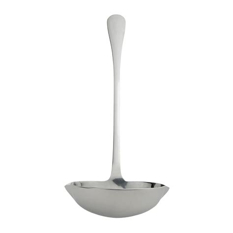 World Tableware 002 070 4 oz Stainless Steel Punch Bowl Ladle w/ Dual Spouts