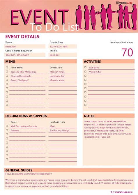 47 Printable To Do List & Checklist Templates (Excel, Word, PDF)