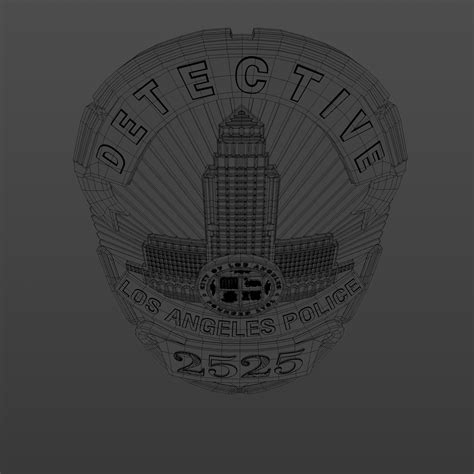 ArtStation - LAPD badge police | Resources