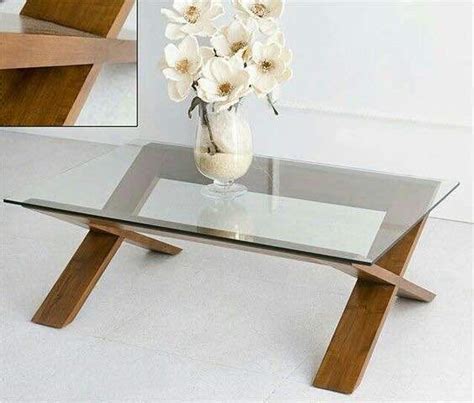 coffee table with wooden leg & glass top | A2Z Office Supply Sdn ...