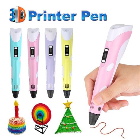 Centechia New Magic 3d printer pen Drawing 3D Pen With 3Color ABS ...