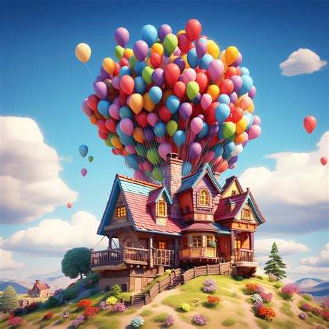 Up House The Real-Life Flying Home