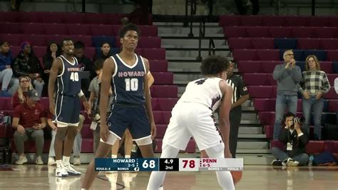 Howard Bison vs. Pennsylvania Quakers: Full Highlights - ESPN Video