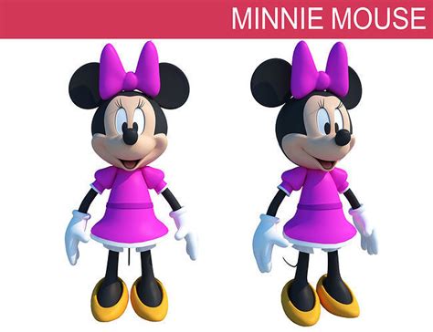 Minnie Mouse- 3d Print 3D Print Model | ubicaciondepersonas.cdmx.gob.mx