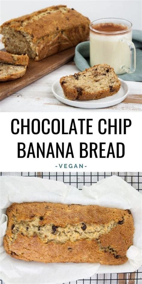 Vegan Chocolate Chip Banana Bread Recipe - Elephantastic Vegan