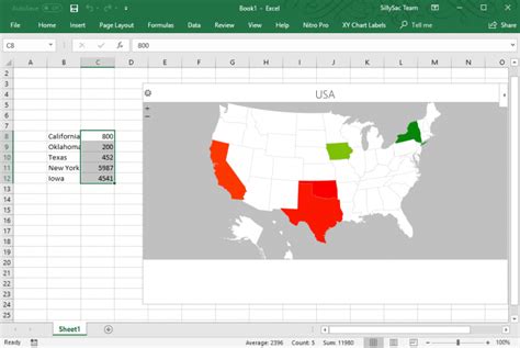 How to Make a Geographic Heat Map in Excel