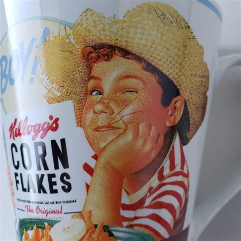 Vintage Kellogg’s cereal coffee cup mug Corn Flakes... - Depop