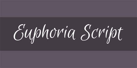 Euphoria Script Font Free by TypeSenses » Font Squirrel