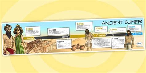 Ancient Sumer printable Timeline from Twinkl (by subscription)