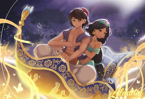 I fell in love with the new Aladdin soundtrack. It inspired me to draw ...