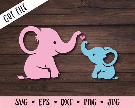 Baby Silhouette, Animal Silhouette, Silhouette Cameo, Elephant Illustration, Elephant Drawing ...