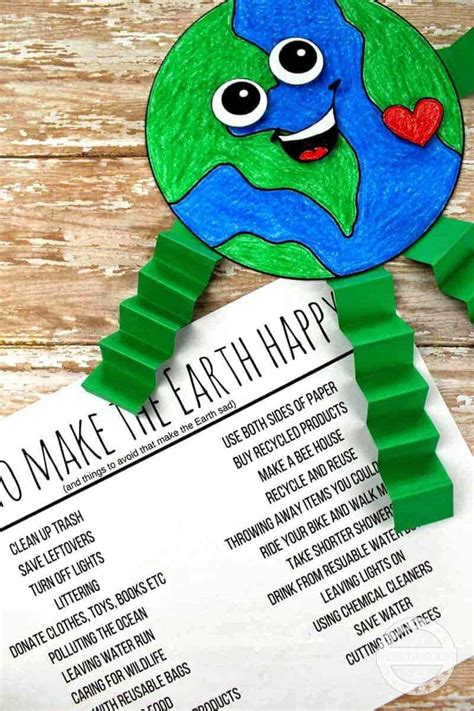 Earth Day Crafts For Kindergarten