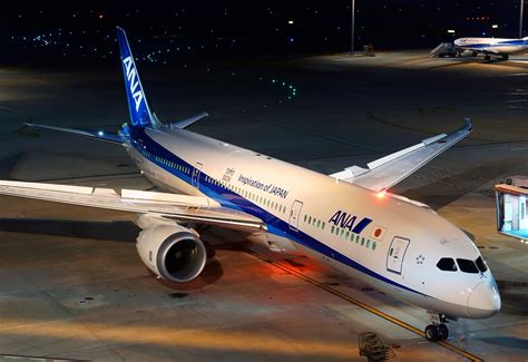 ANA Boeing 787-9 Dreamliner At Tokyo Haneda Airport | Aircraft Wallpaper Galleries