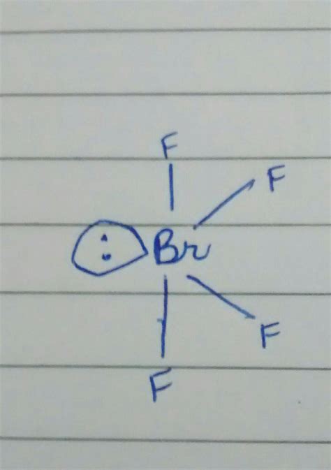 Draw the structure of BrF4 − . - Brainly.in