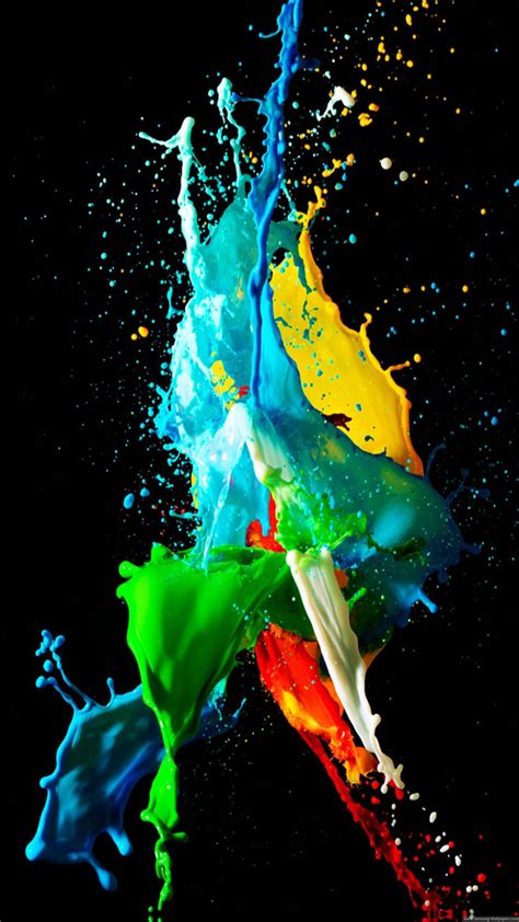 Download Colorful Paint Splash Samsung Wallpaper | Wallpapers.com