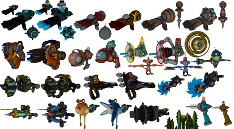 Ratchet and Clank: ACiT - Weapon pack by o0DemonBoy0o on DeviantArt