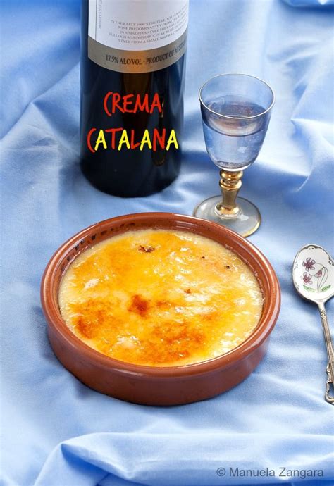 Crema Catalana - the #Catalan version of the French crème brûlée with hints of lemon and ...