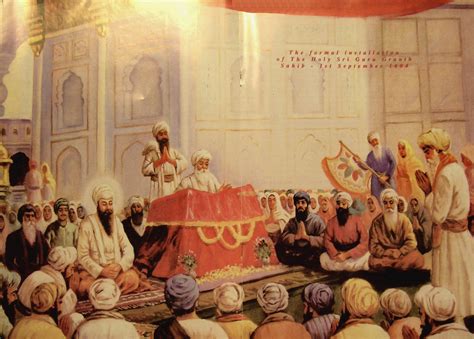 File:First installation of the Adi Granth Sahib, 1604.jpg - SikhiWiki, free Sikh encyclopedia.