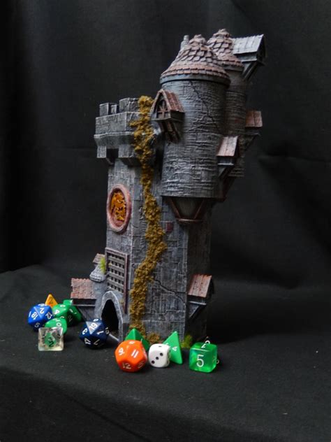 Aged Wizards Dice Tower Dice Storage dungeons and Dragons - Etsy Canada