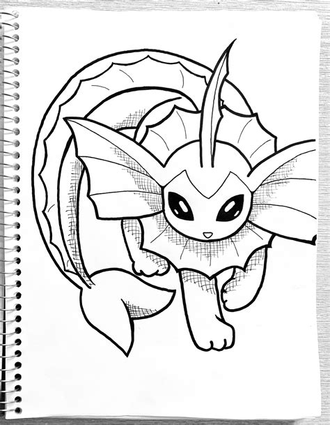 Pokemon Vaporeon Coloring Pages Pokemon Coloring Pages Pokemon Coloring Superhero Coloring Pages ...