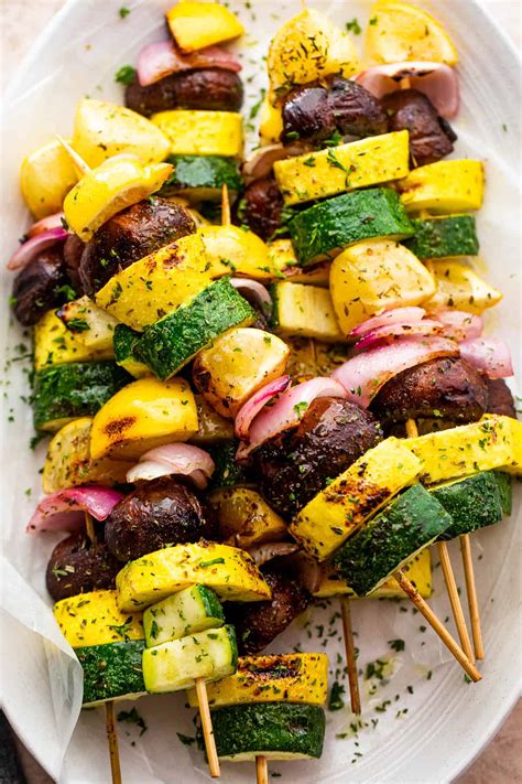 Grilled Summer Squash Kebabs | Easy Weeknight Recipes