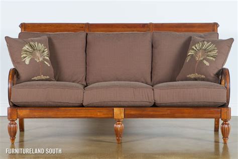 Braxton Culler Grand View Wood Frame Sofa with Cushions | Sofa wood frame, Wood frame couch ...