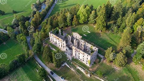 Remains of Haasberg Castle stock photo. Image of castle - 255493872