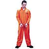 Men's Orange Jumpsuit Got Busted Prison Costume