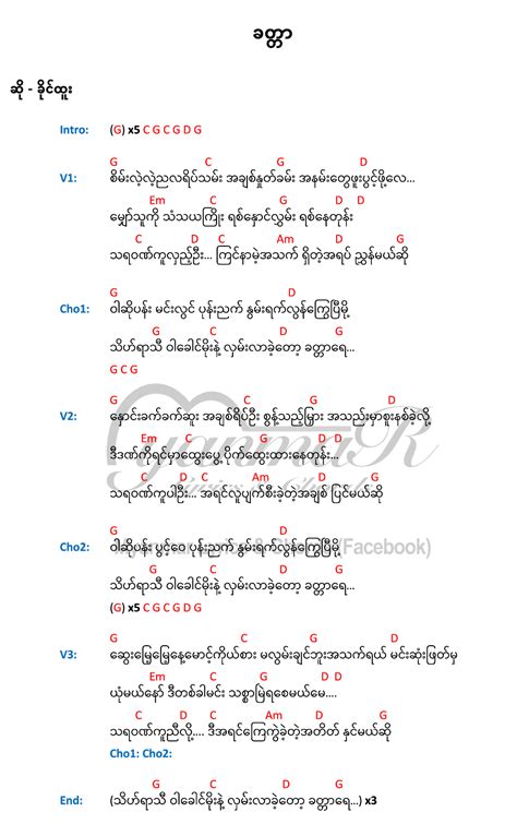 Myanmar Lyrics | Guitar chords and lyrics, Song lyrics and chords ...