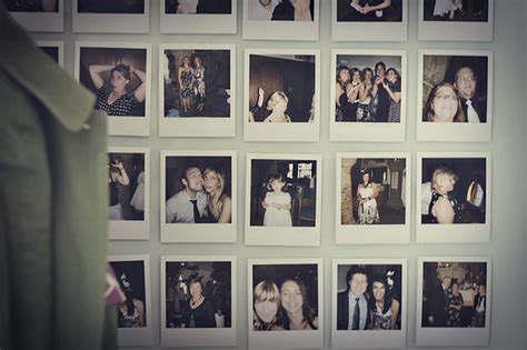 polaroid wall | a small section of the wall in our hall, pla… | Flickr