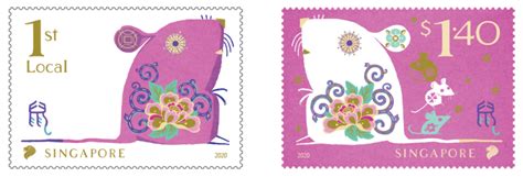 SingPost launches stamps to welcome the Year of the Rat – the first ...